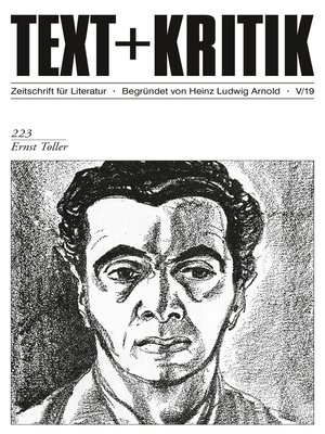 cover image of TEXT + KRITIK 223--Ernst Toller